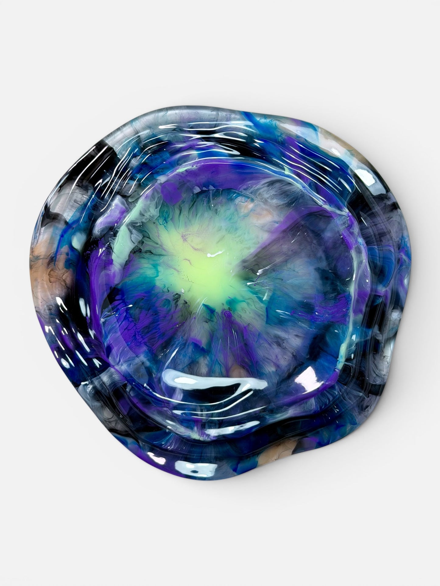 Terrace Dish - Large (Blue Smoke)